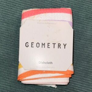 Geometry House Multicolor set of three Dishcloth